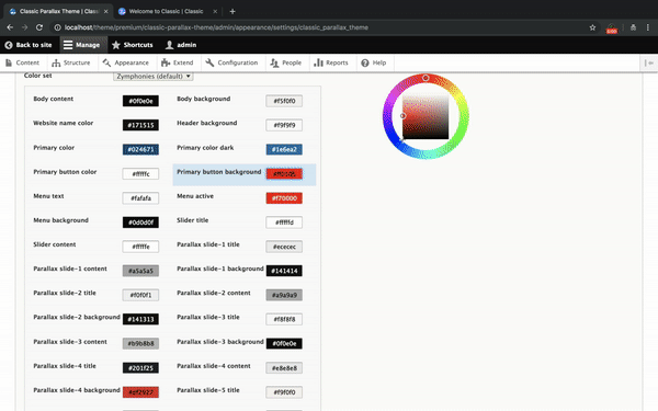 Classic Parallax Theme Classic Parallax Theme